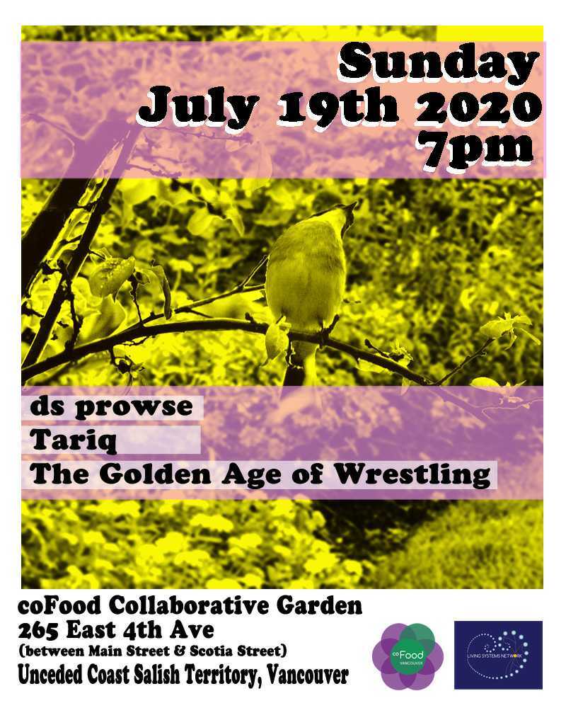 An image of the event poster, featuring a bird in a tree